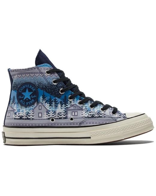 Converse Blue Chuck 70 Hi 'Holiday Sweater