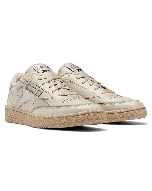 Reebok White Maison Margiela X Club C 'Tan' for men