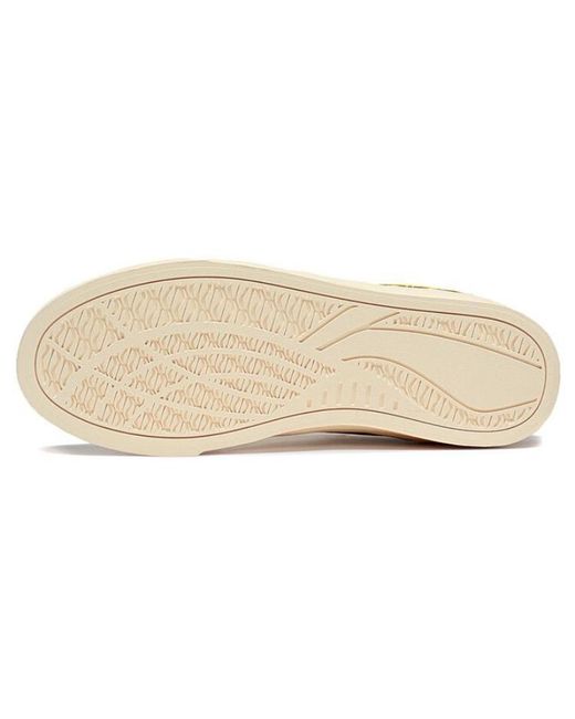 Li-ning Yellow X Pablo Ientile Superwave 180 Lo Leather Skate Shoes for men