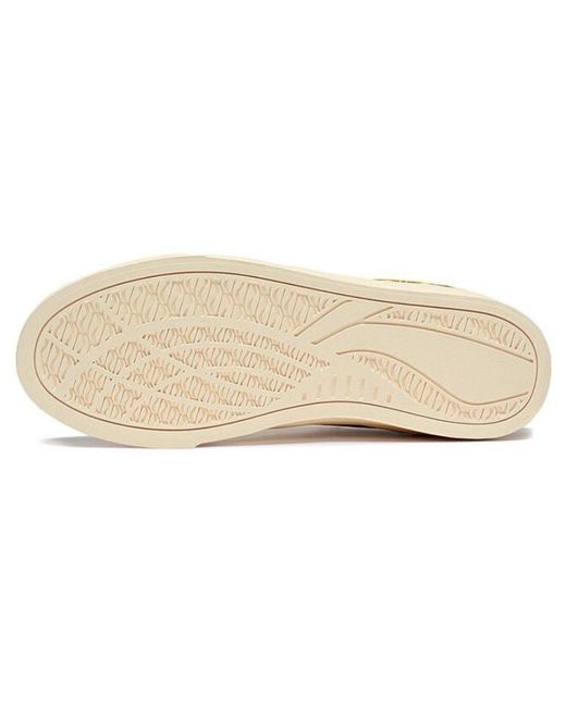 Li-ning Yellow X Pablo Ientile Superwave 180 Lo Leather Skate Shoes for men