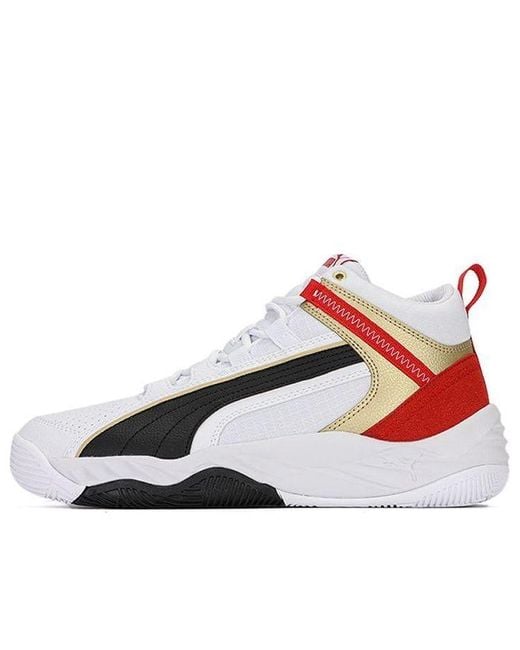 PUMA White Rebound Future Evo Mid-Top for men