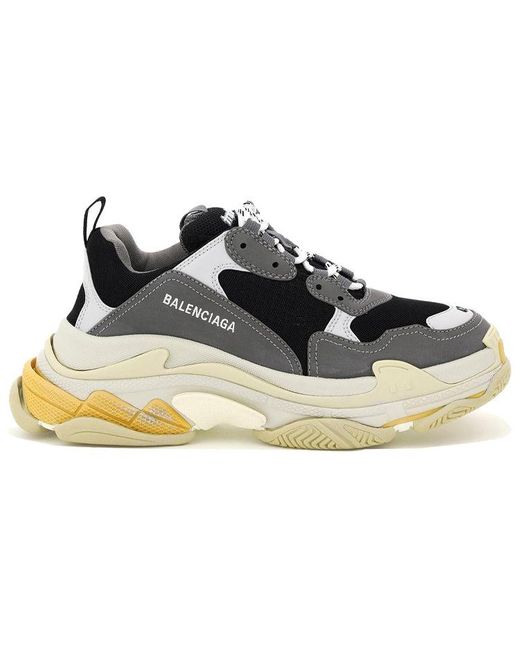 Balenciaga Gray Triple S Sneaker for men