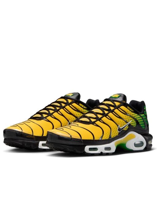 Nike Air Max Plus Shoes in Yellow for Men | Lyst