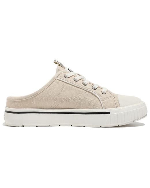 Fila White Low-Top Slip-On Sneakers