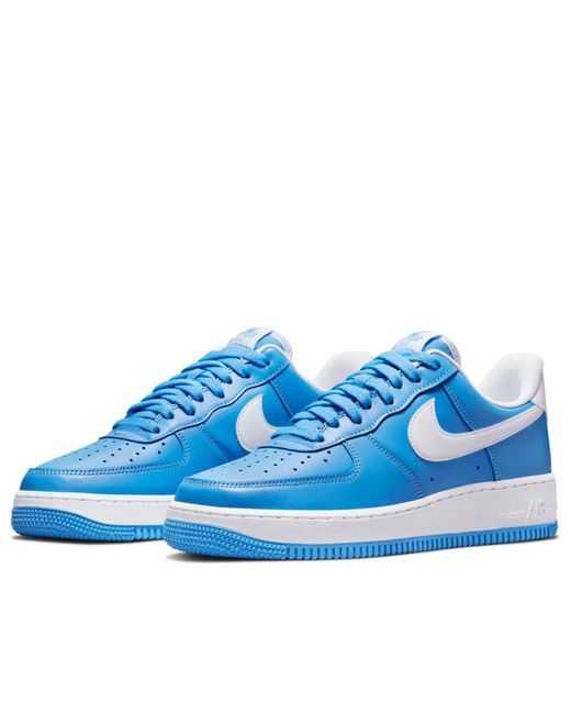 Nike Blue Air Force 1 '07 'University' for men