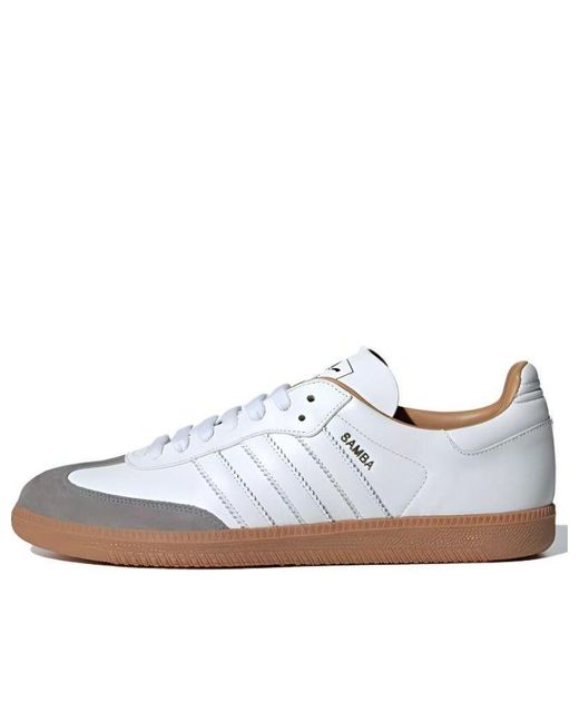 Adidas White Samba Og 'Made for men