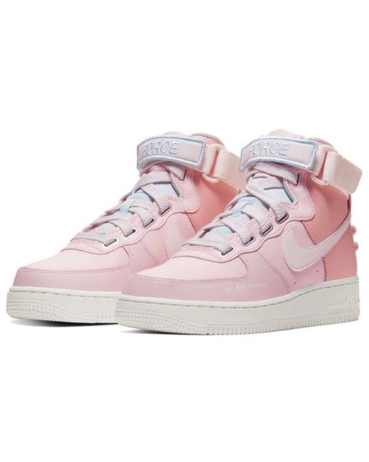 Nike Pink (Wmns) Air Force 1 High Utility 'Utility Force Is Echo Sail