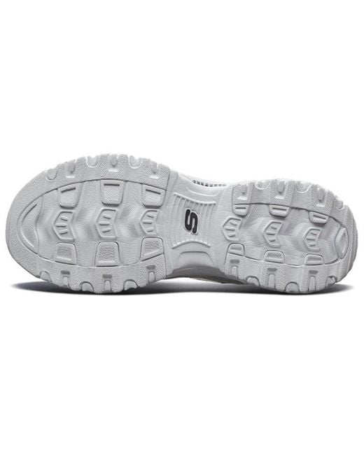 Skechers White (Wmns) D'Lites Gs