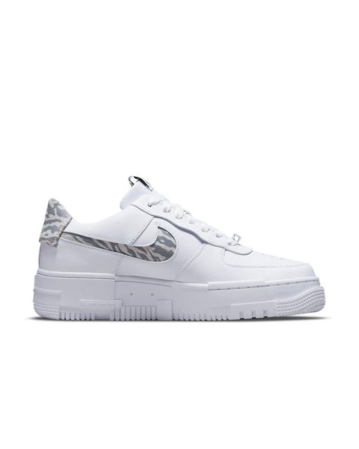 Nike White (Wmns) Air Force 1 Pixel Se 'Zebra'