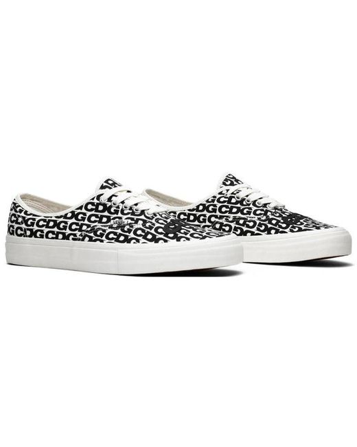 Vans White Comme Des Garcons X Authentic 'Cdg' for men