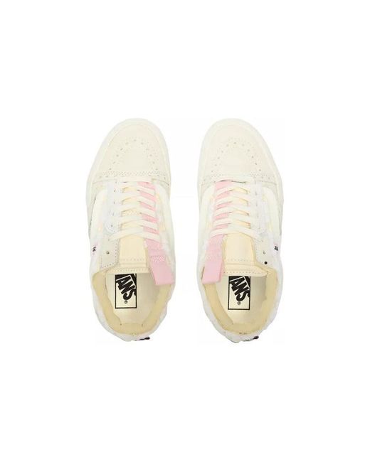 Vans White Old Skool Cap 'Chenille Check' for men