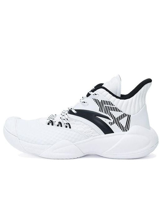 Anta White Basketball Series Sneakers Mid for men