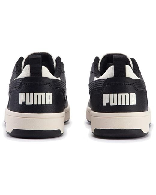PUMA Black Rebound V6 Low Cv Warm' for men