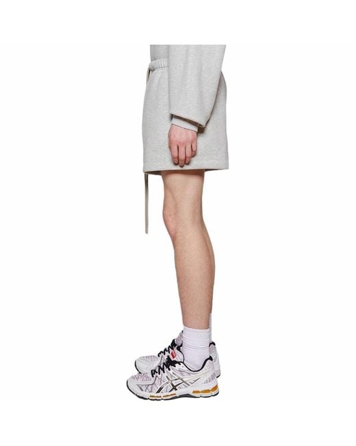 Fear Of God Gray Running Short 'Light Heather' for men