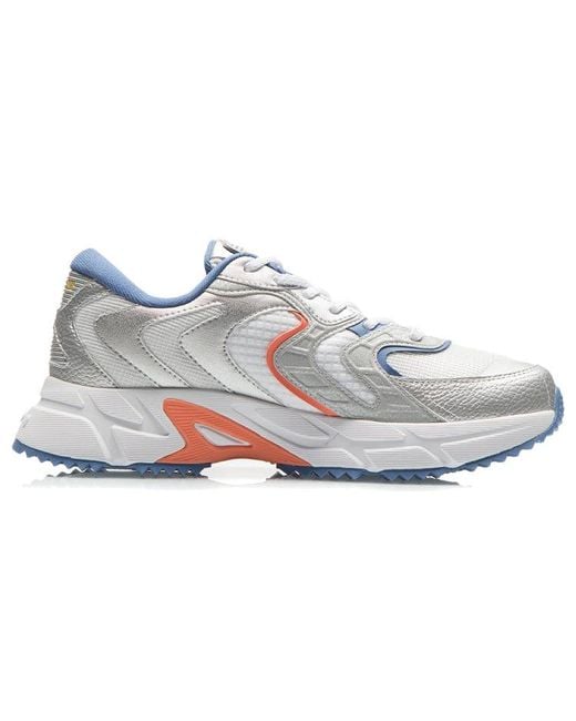 Li-ning Blue Retro Running Shoes for men