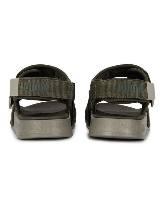 PUMA Green Leadcat City Sandal Moss' for men