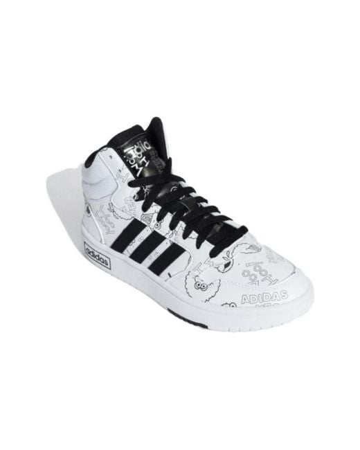 Adidas White X Sesame Street Hoops 3.0 for men