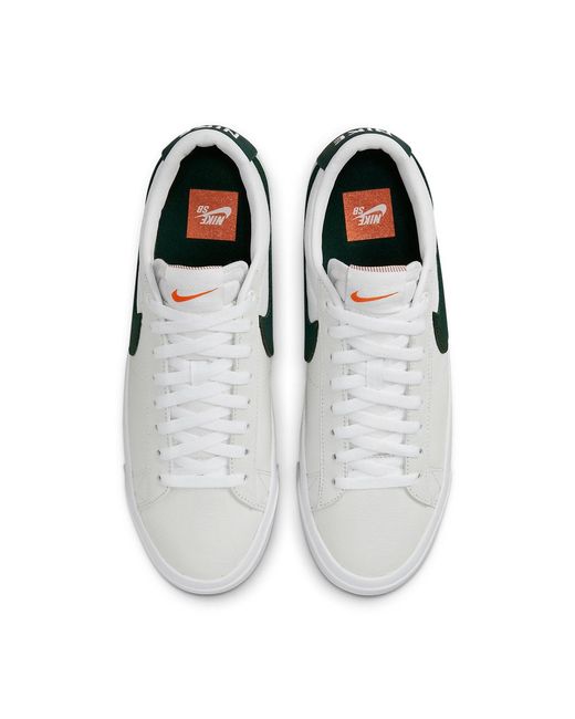 Nike White Zoom Blazer Low Pro Gt Sb Label' for men
