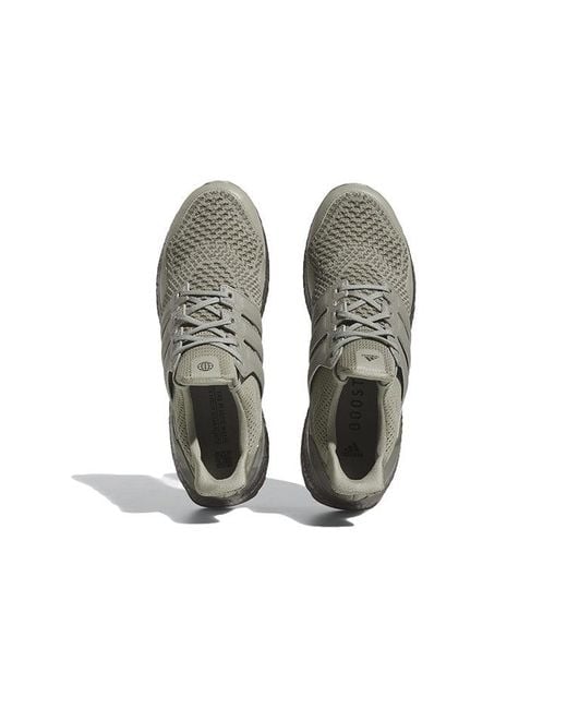 Adidas Gray Ultraboost Spikeless Golf Shoes Pebble' for men