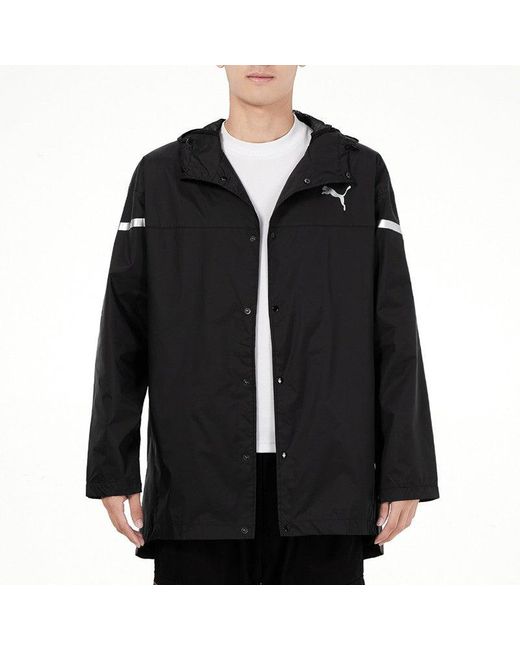 PUMA Black Waterproof Jacket for men