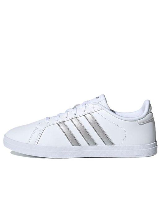 Adidas White (Wmns) Courtpoint X Metallic'