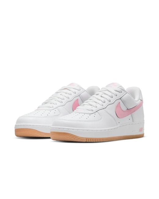 Nike White Air Force 1 Low '07 Retro 'Color Of The Month Gum' for men