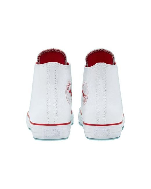 Converse White Seasonal Color Leather Chuck Taylor All Star for men