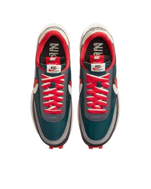 Nike Red X Sacai X Undercover Ldwaffle 'Midnight Spruce University' for men