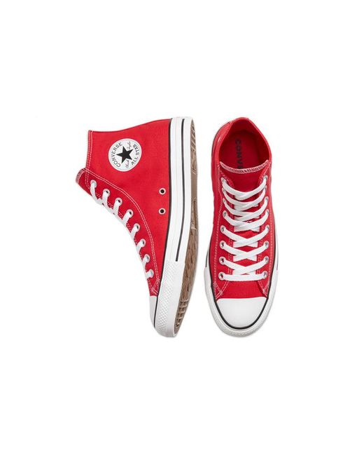 Converse Red Chuck Taylor All Star High 'Smiley for men