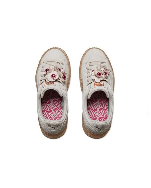 PUMA White (Wmns) Platform Flower Tassel