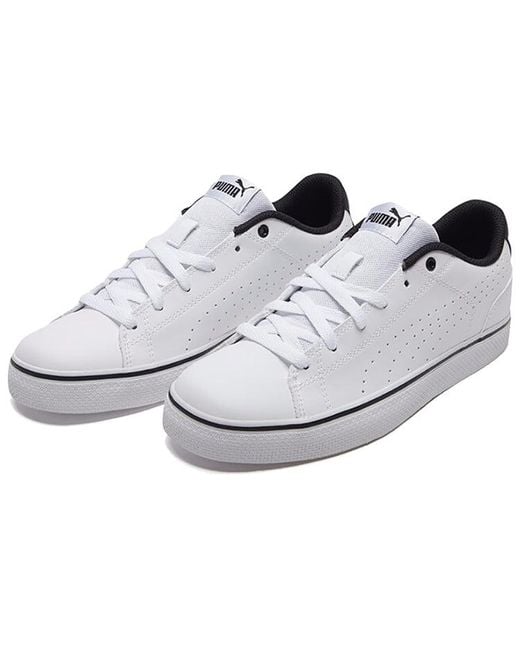 PUMA White Court Point Vulc Perf V2 for men