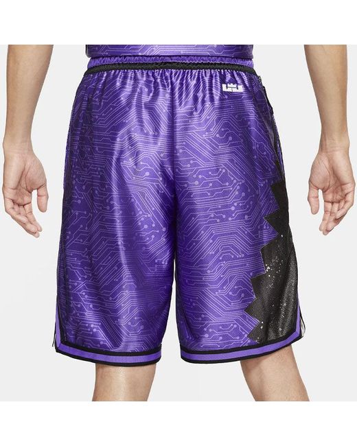 Nike Purple X Space Jam:a New Legacy Lebron Basketball Shorts for men