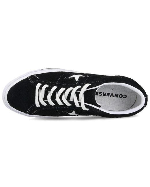 Converse Blue One Star Low Suede' for men