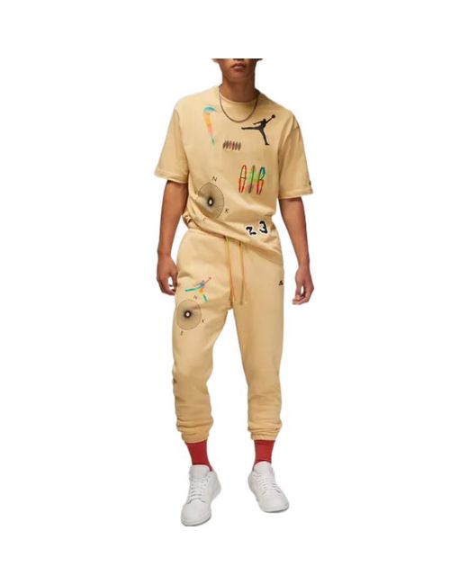 Nike Natural Word Embroidered Drawstring Casual Joggers/Pants/Trousers for men