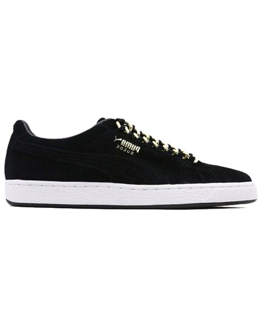 PUMA Black Suede Classic X Chain for men