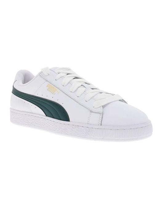 PUMA White Basket Lfs for men