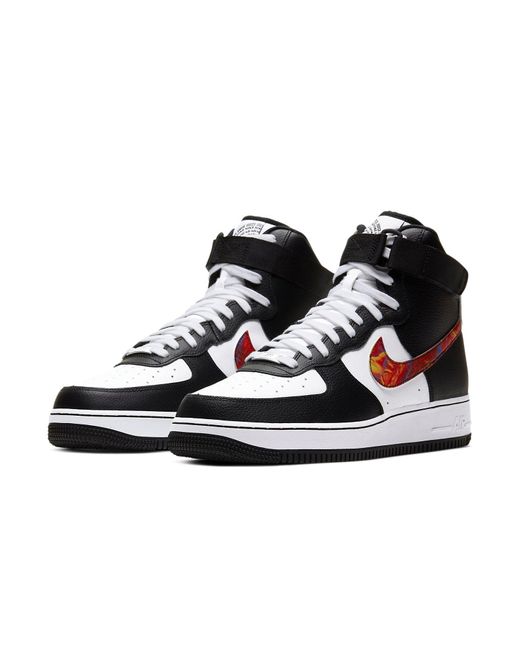 Nike Black Air Force 1 High 'Vintage Mosaic' for men