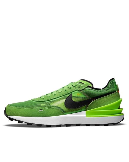 Nike Green Waffle One Shoes for men