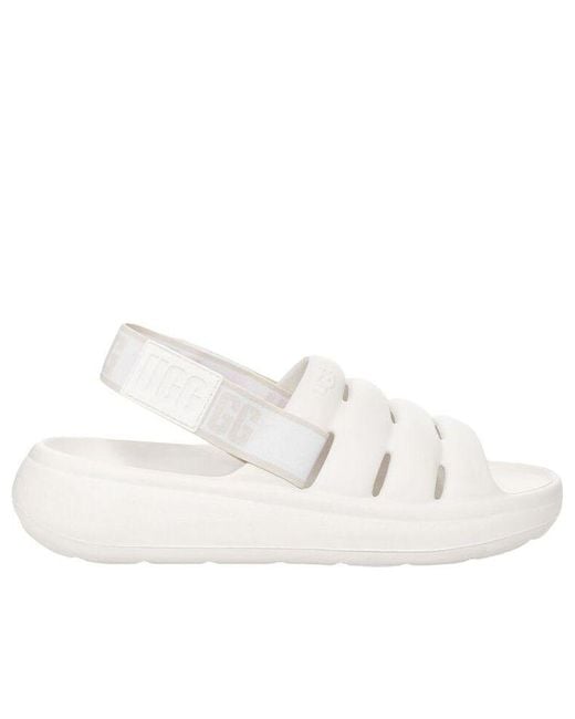 Ugg White (Wmns) Sport Yeah Slide 'Bright'