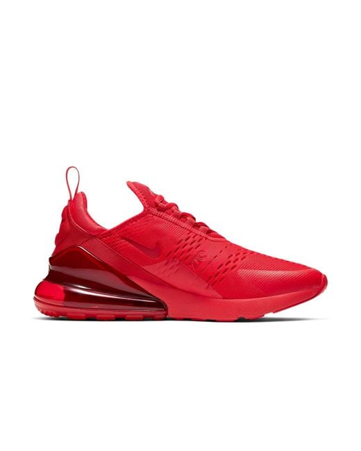 Nike Red Air Max 270 'Triple' for men
