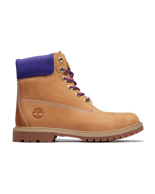Timberland Blue 6 Inch Heritage Cupsole Boots