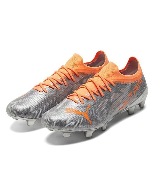 PUMA Gray Ultra 1.4 Fg Ag 'Diamond Neon Citrus' for men