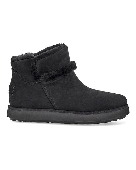 Ugg Black (Wmns) Classic Mini Spill Seam Blvd Snow Boots