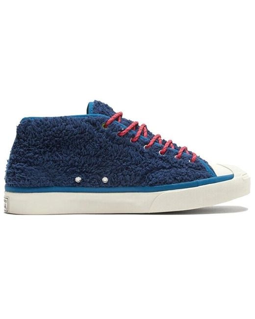 Converse Blue Jack Purcell Mid 'Retro Sherpa for men