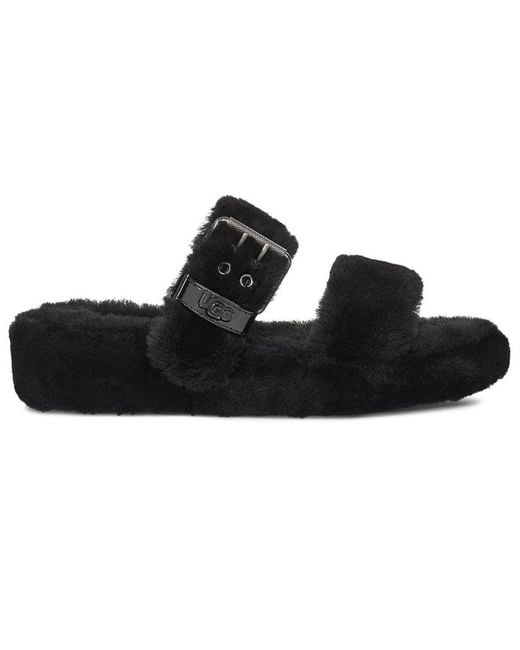 Ugg Black (Wmns) Fuzz Yeah Sandals
