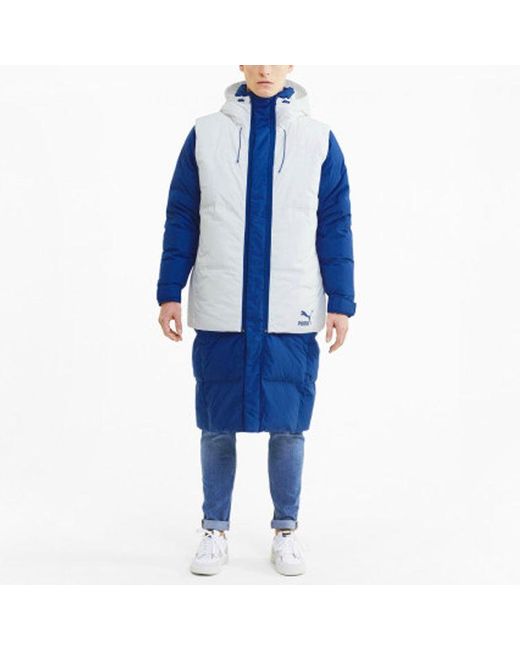 PUMA Blue Layer Down Jacket for men