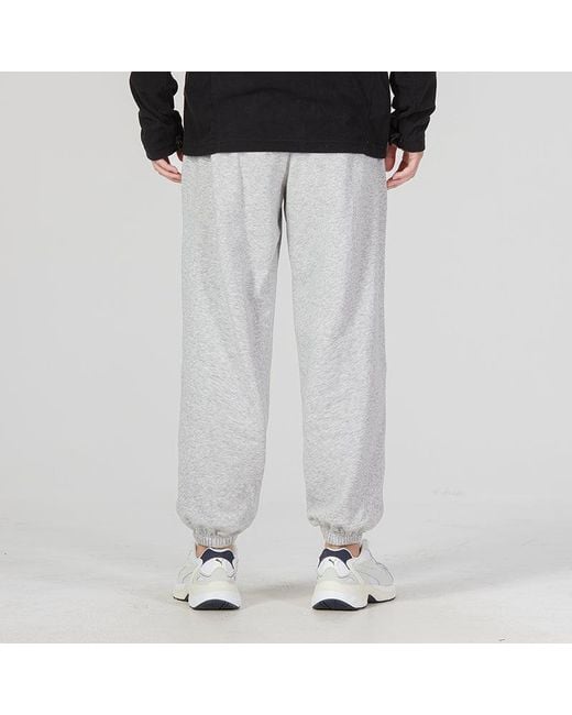 PUMA Gray Team Pants Tr Logo Pants for men