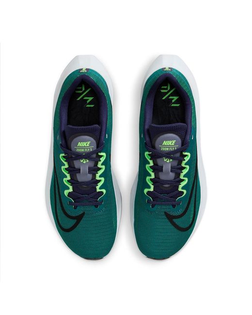 Nike Green Zoom Fly 5 'Geode Ink for men