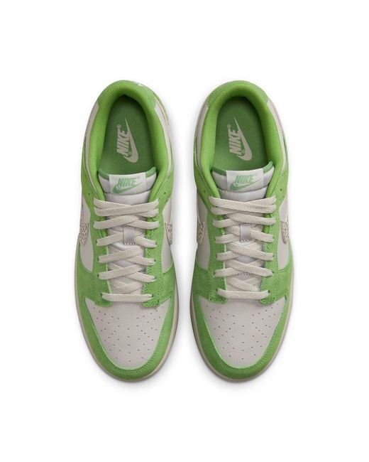Nike Green Dunk Low Shoes for men