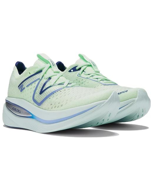 New Balance Blue Fuelcell Supercomp Trainer V2 Running Shoe
